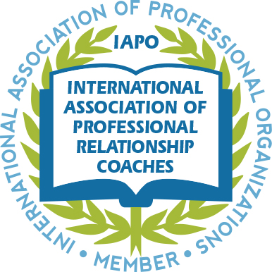 IAPO member badge: International Association of Professional Relationship Coaches